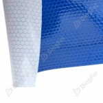 Reflective Sheeting - Blue Reflective Honeycomb PVC Vinyl Sheeting